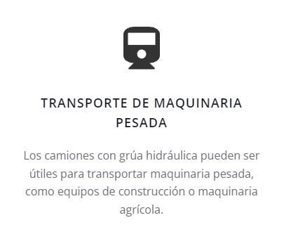 TRANSPORTE DE MAQUINARIA PESADA