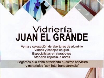 Juan el Grande - Vidriería y carpintería de aluminio