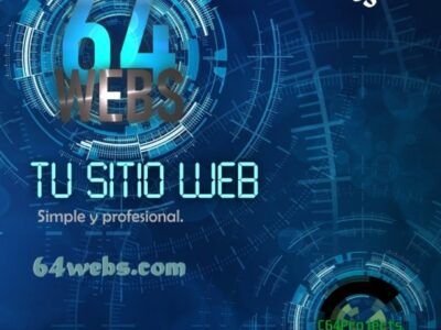 64Webs - Alojamiento, dominios, creación y administración de sitios WEB