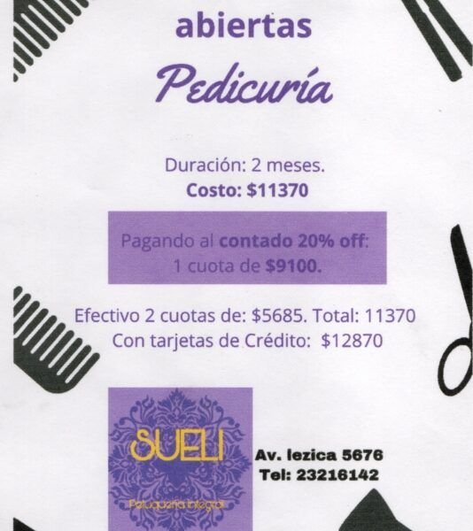 Inscripciones abiertas - Peluquería y Manicuría