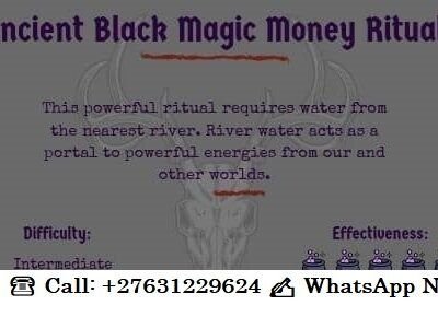 Money Spells That Work Immediately to make you rich forever.