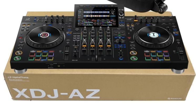 AlphaTheta XDJ-AZ, Pioneer DJ OPUS-QUAD, Pioneer DJ XDJ-RX3, Pioneer XDJ-XZ, Pioneer DJ DDJ-FLX10, AlphaTheta DDJ-GRV6, Pioneer DJ DDJ-REV7, Pioneer CDJ-3000, Pioneer DJ DJM-A9, Pioneer CDJ-2000NXS2, Pioneer DJM-900NXS2, Pioneer DJ DJM-V10-LF