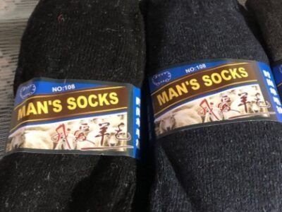 Par de medias Man's Socks Color Negro