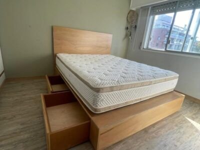 Cama a medida con cajones