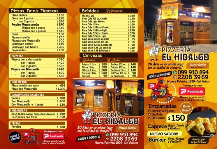 Pizzería El Hidalgo - Pizzería y rotisería