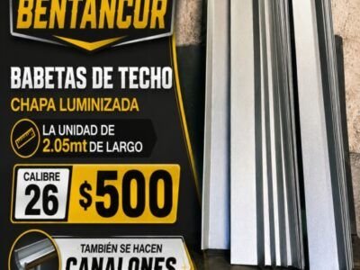 Babetas de techo y canalones