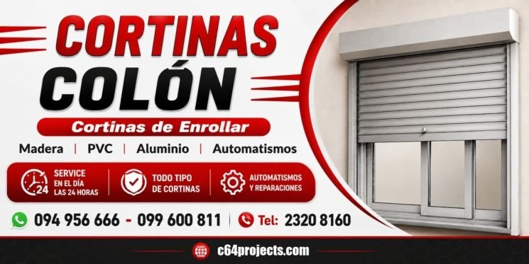 Cortinas Colón - Taller de cortinas de enrollar