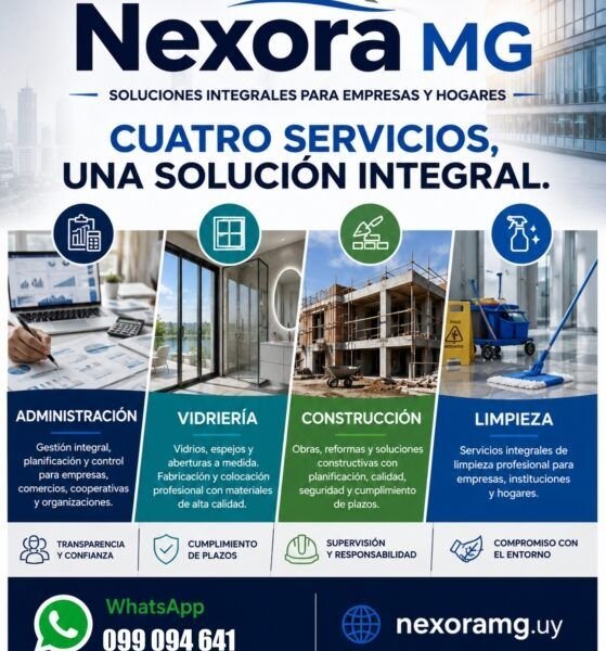 Nexora MG - Servicios de administración, vidriería, construcción y limpieza