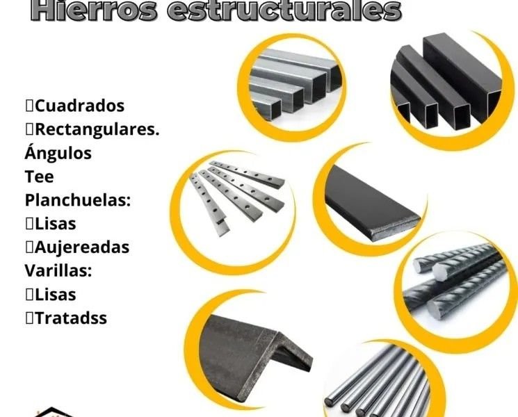 Hierros estructurales de todas las medidas!